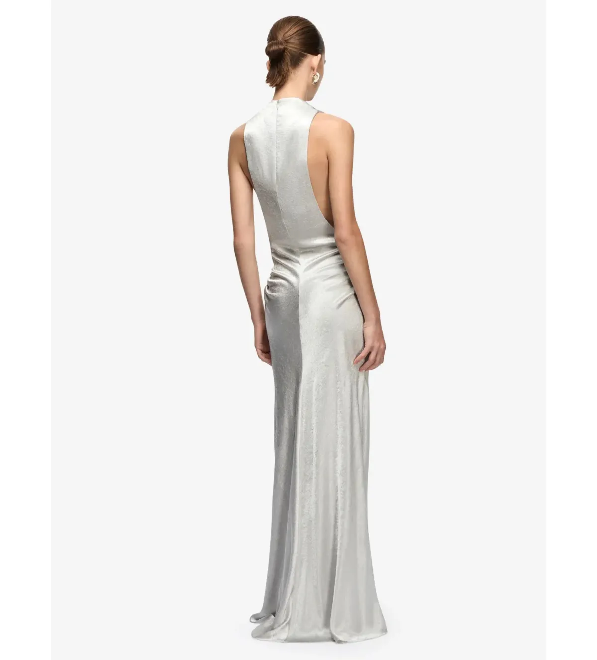 Bec and Bridge Juna Maxi Dress Silver Size 8 - Image 2