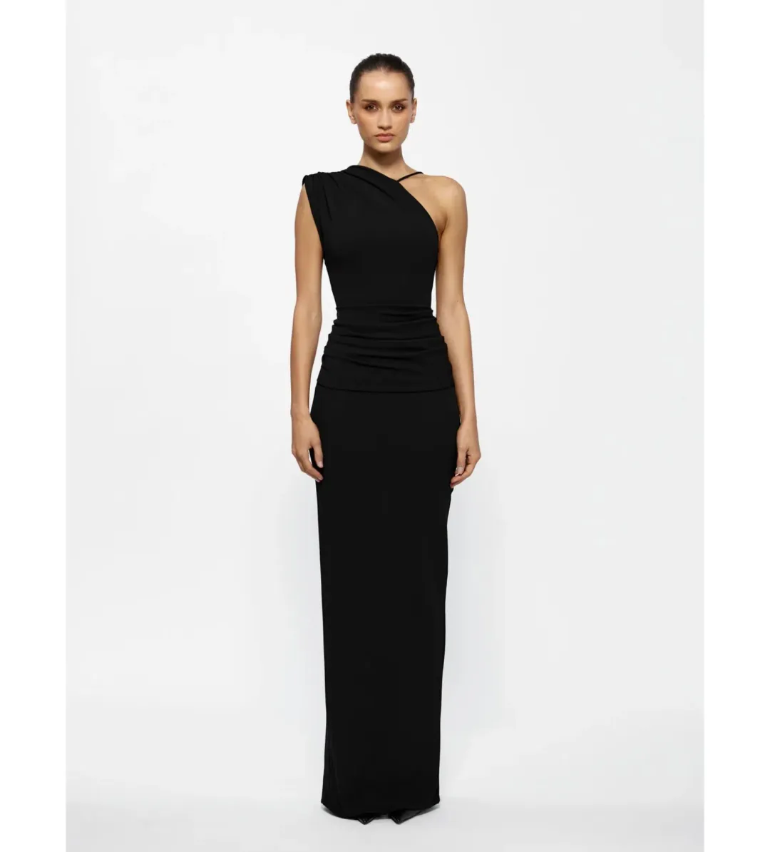 Effie Kats Greer Gown in Black Size S/AU8 for rent on The Volte - main image