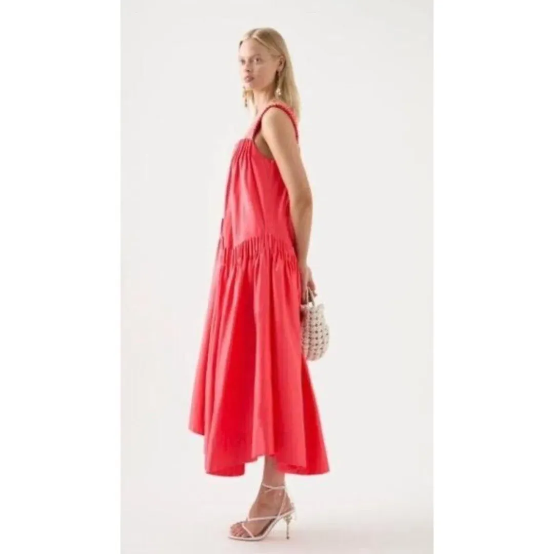 Aje Severine Sleeveless Midi Dress Size 14 for rent on The Volte - main image