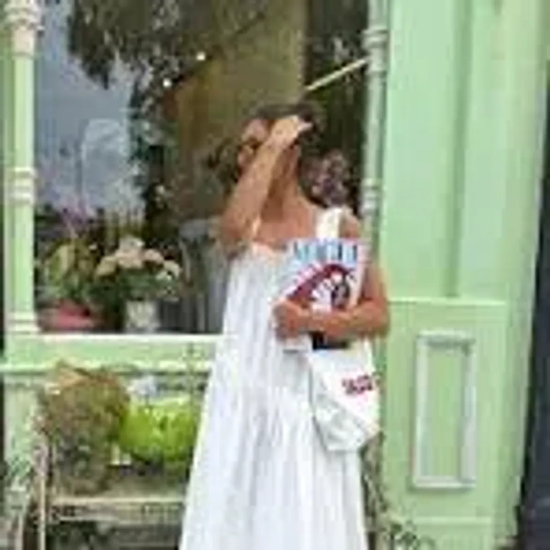 Aje Severine Sleeveless Midi Dress Size 10 for rent on The Volte - main image