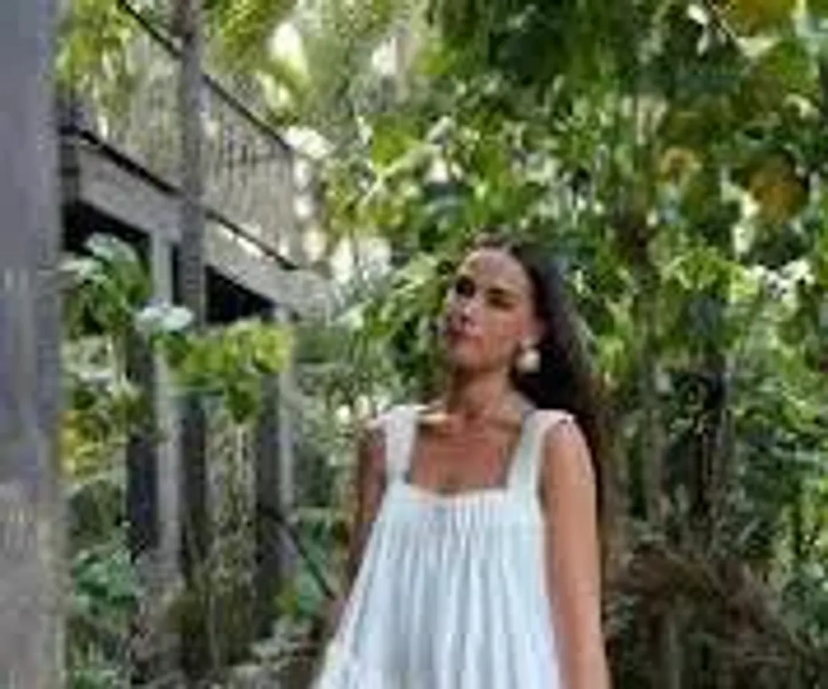 Aje Severine Sleeveless Midi Dress Size 10 for rent on The Volte - main image