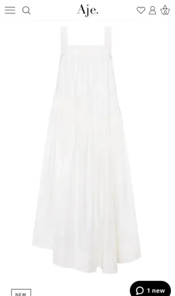 Aje Severine Sleeveless Midi Dress Size 10 for rent on The Volte - image 4