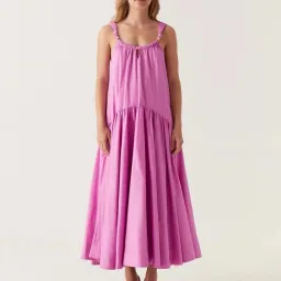 Aje Flora Midi Dress in Muted Fuchsia size 16 for rent on The Volte - image 1
