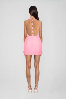 Atoir Tiffany Mini Dress Pink Size 8 for rent on The Volte - image 2