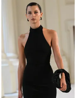 Effie Kats Rhi Maxi Gown Black Size M / AU 10 for rent on The Volte - image 3
