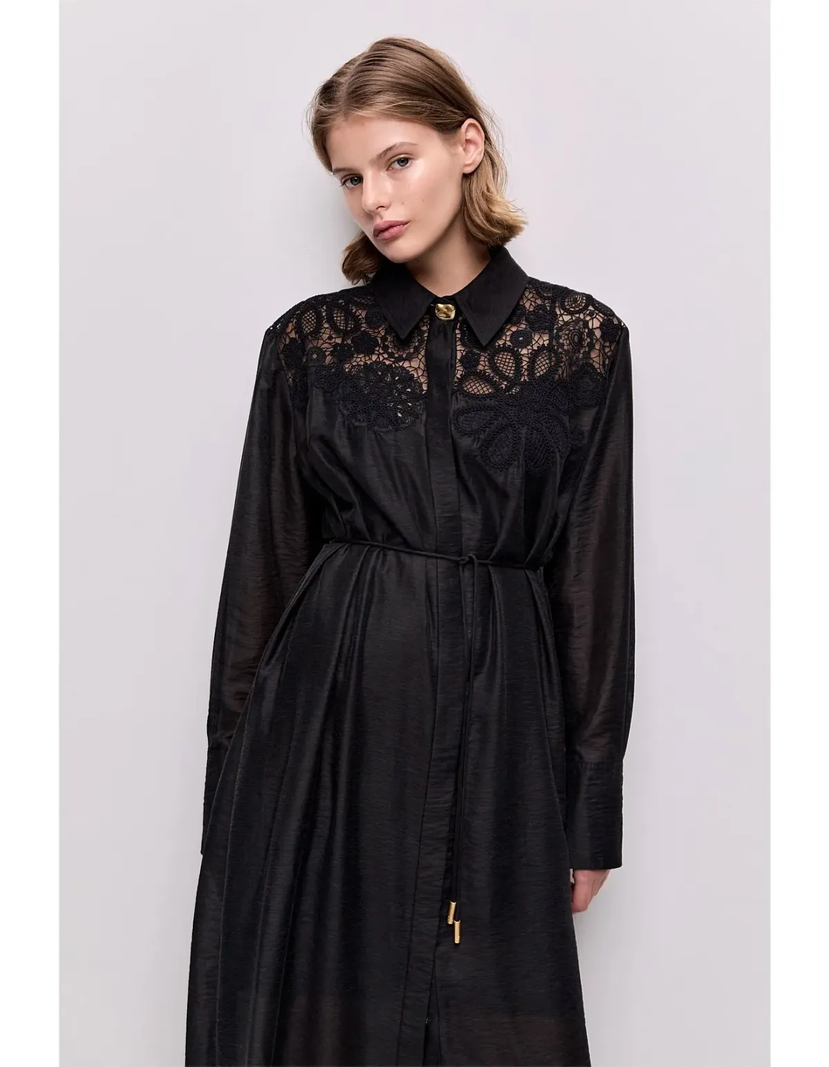 Aje Gia Embroidered Maxi Dress Black Size 14 AU - Image 2