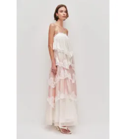 Aje Ophelia Lace Maxi Gown Multi Size 6 for rent on The Volte - image 4