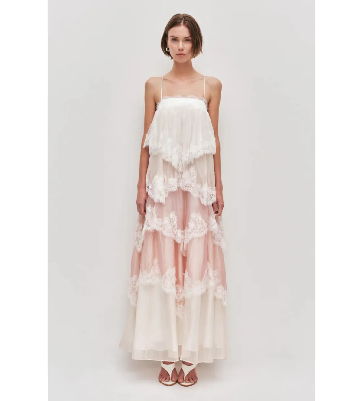 Aje Ophelia Lace Maxi Gown Multi Size 6 - Image 2