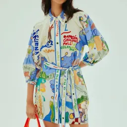 Alemais Nadia Mini Shirtdress sz 14 for rent on The Volte - image 6