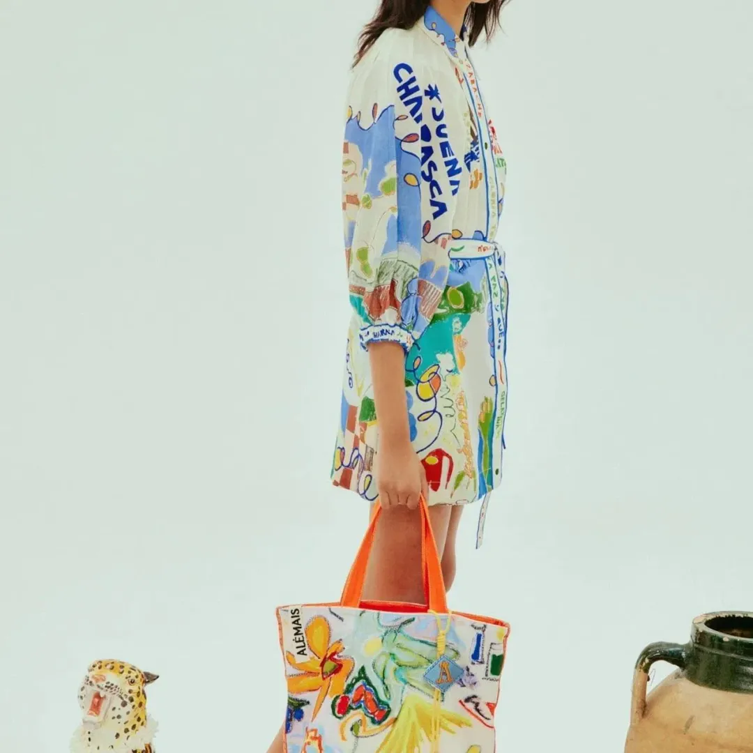 Alemais Nadia Mini Shirtdress sz 14 for rent on The Volte - main image
