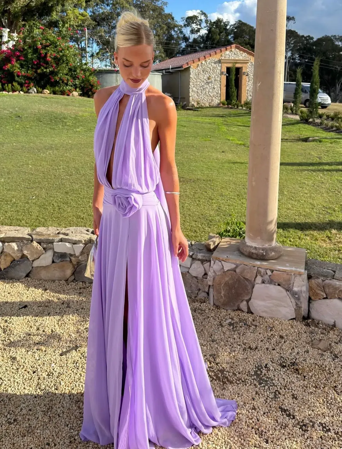Calia Collection Solaia Maxi Dress Lilac Size 8 - Image 1