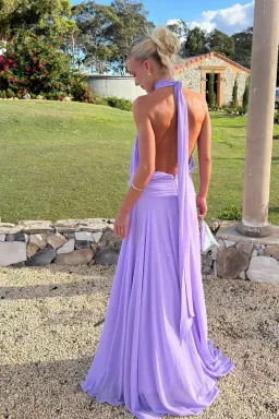 Calia Collection Solaia Maxi Dress Lilac Size 8 for rent on The Volte - image 2