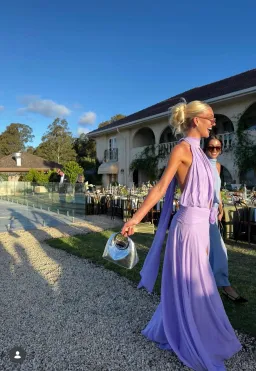 Calia Collection Solaia Maxi Dress Lilac Size 8 for rent on The Volte - image 3