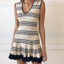 Alice McCall - Frenchie Dress Navy & White Sz 6 for rent on The Volte - image 2