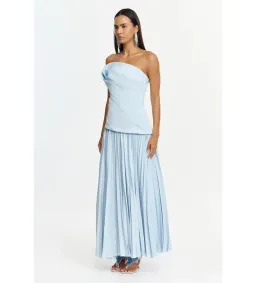 Acler Harden Maxi Dress in Powder Blue Size 8 for rent on The Volte - image 2