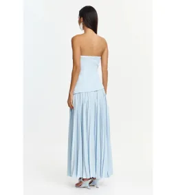 Acler Harden Maxi Dress in Powder Blue Size 8 for rent on The Volte - image 4