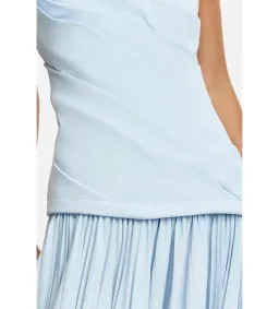 Acler Harden Maxi Dress in Powder Blue Size 12 for rent on The Volte - image 3