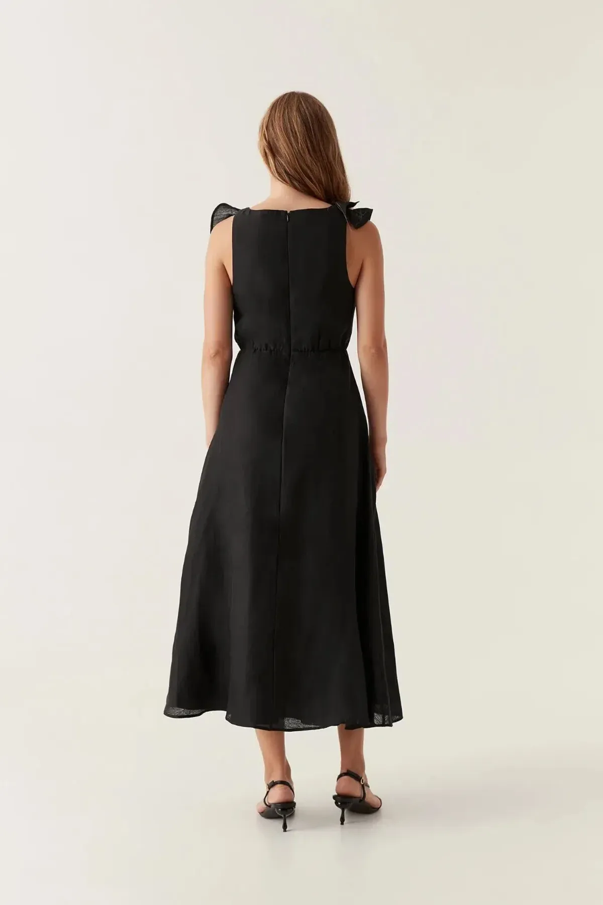 🖤 AJE Genesis Midi Dress – Black – Size 8 AU🖤 - Image 3