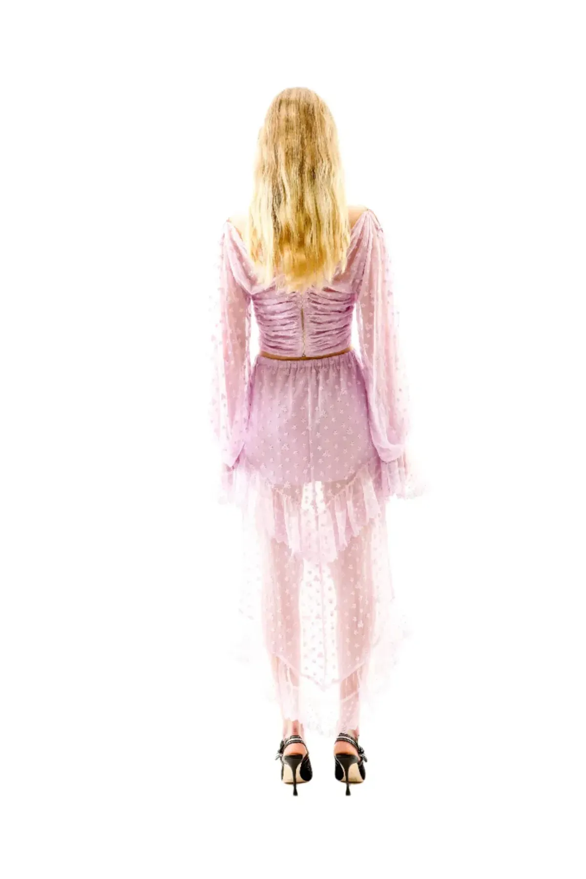 Gypsie midi skirt & crop top, lavender, midi Alice Mccall US10 AU14 - Image 2