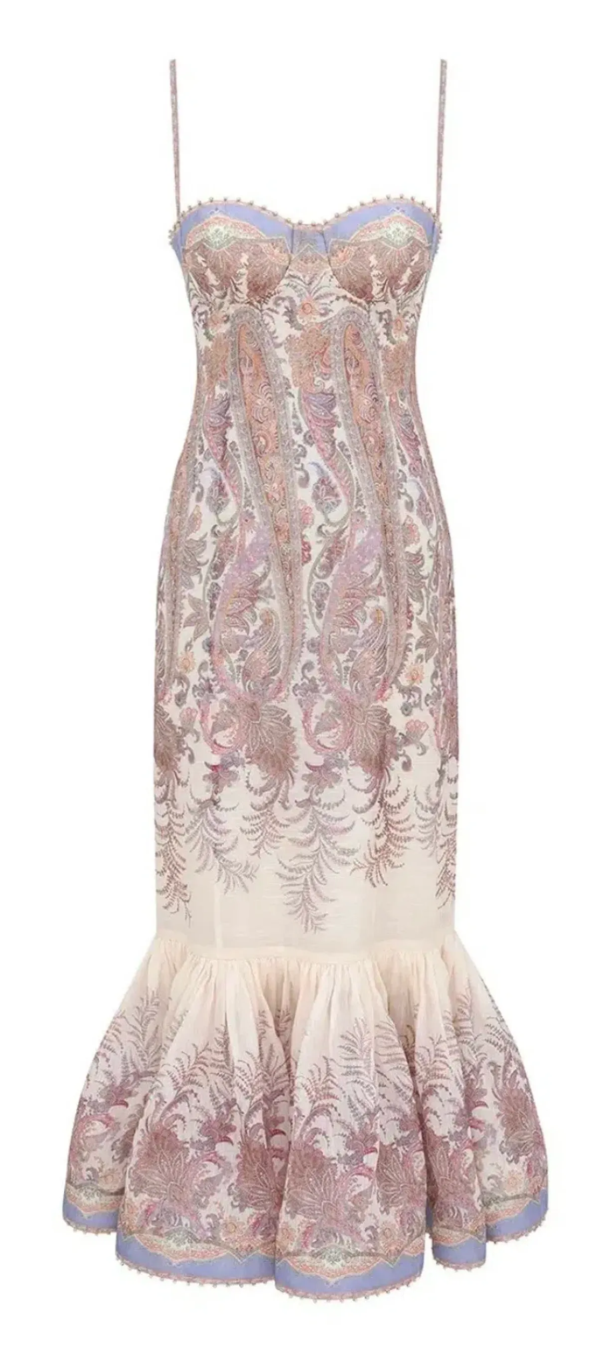 Zimmermann Alchemy Maxi Gown Cream Paisley Size 1 / AU 10 - Image 4