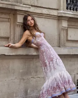 Zimmermann Alchemy Maxi Gown Cream Paisley Size AU 10 (1) for rent on The Volte - image 2