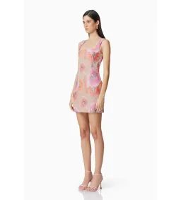 Elliatt Brittany Floral Mini Dress in Pink Size S/AU 8 for rent on The Volte - image 3