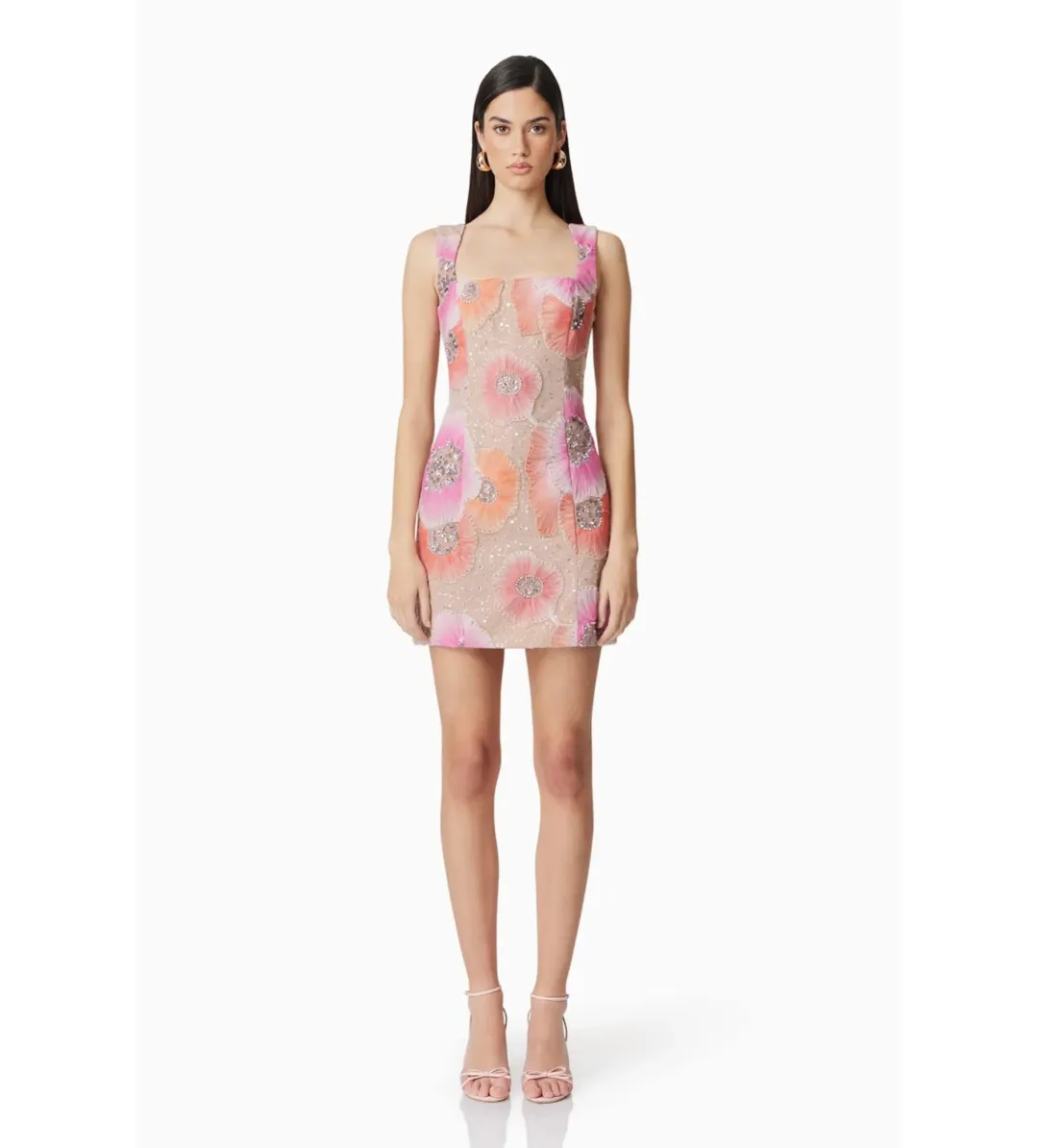 Elliatt Brittany Floral Mini Dress in Pink Size M/AU 10 for rent on The Volte - main image