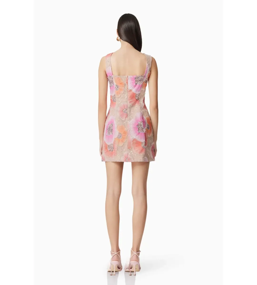 Elliatt Brittany Floral Mini Dress in Pink Size M/AU 10 for rent on The Volte - main image