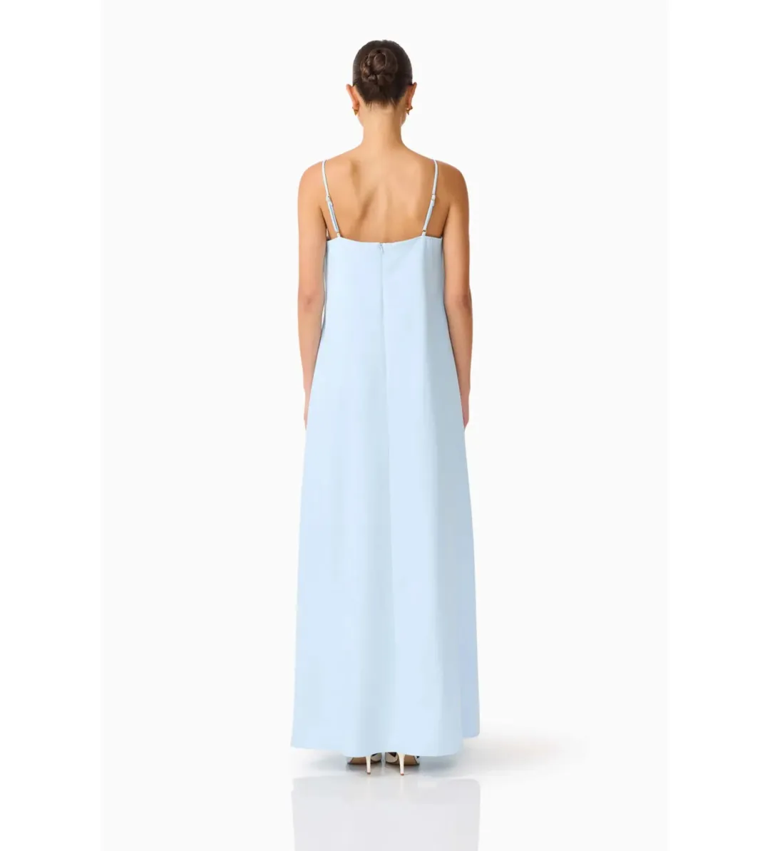 Elliatt Buttercup Embroidered Maxi Dress In Blue Size S/AU 8 for rent on The Volte - main image