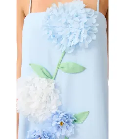 Elliatt Buttercup Embroidered Maxi Dress In Blue Size S/AU 8 for rent on The Volte - image 5