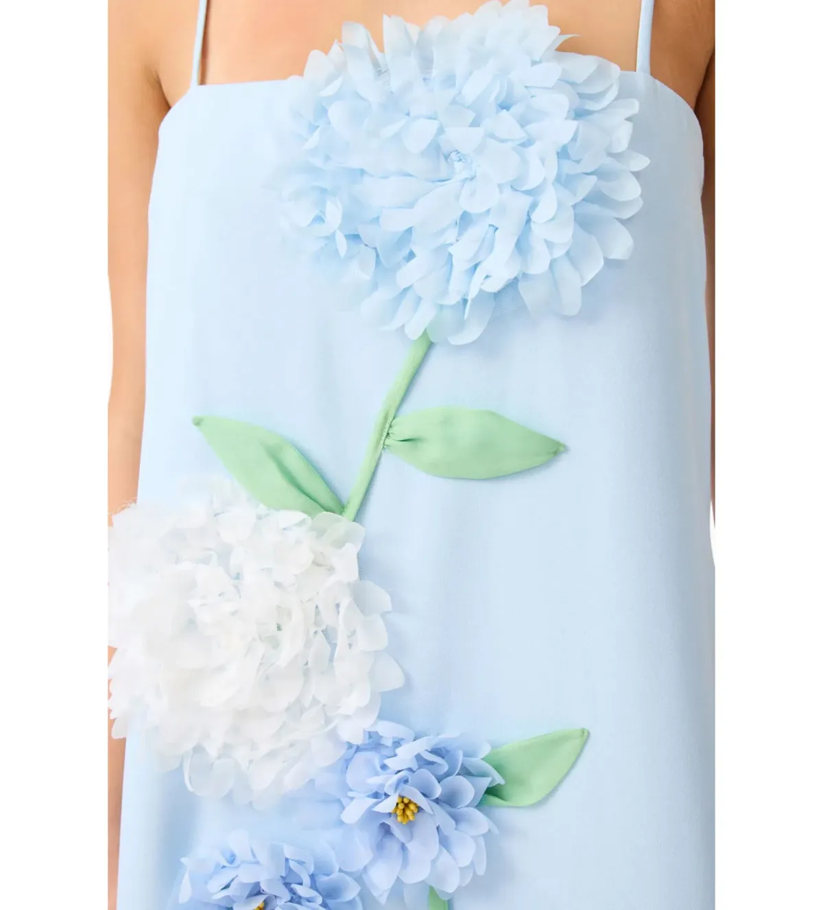 Elliatt Buttercup Embroidered Maxi Dress In Blue Size M/AU 10 - Image 4