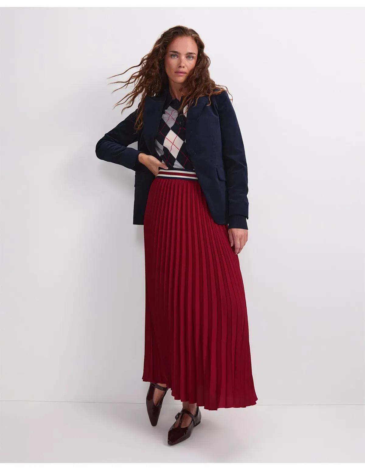 Sportscraft Thea Velvet Blazer Navy Size 12 AU - Image 2