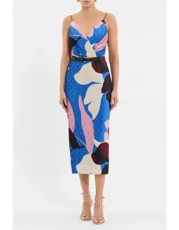 Rebecca Vallance Mika Midi Dress Multi Size 10 AU for rent on The Volte - image 1