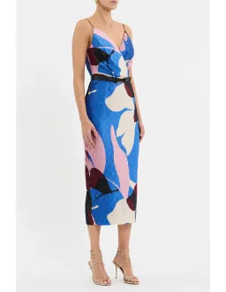 Rebecca Vallance Mika Midi Dress Multi Size 10 AU for rent on The Volte - image 2