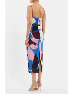 Rebecca Vallance Mika Midi Dress Multi Size 10 AU for rent on The Volte - image 3