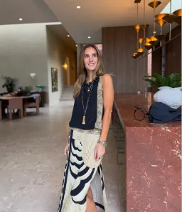 Sir the Label Sona Maxi Dress Geo Scape Size 0P / 6(P) AU for rent on The Volte - image 1