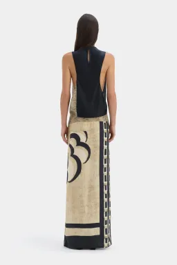 Sir the Label Sona Maxi Dress Geo Scape Size 0P / 6(P) AU for rent on The Volte - image 4