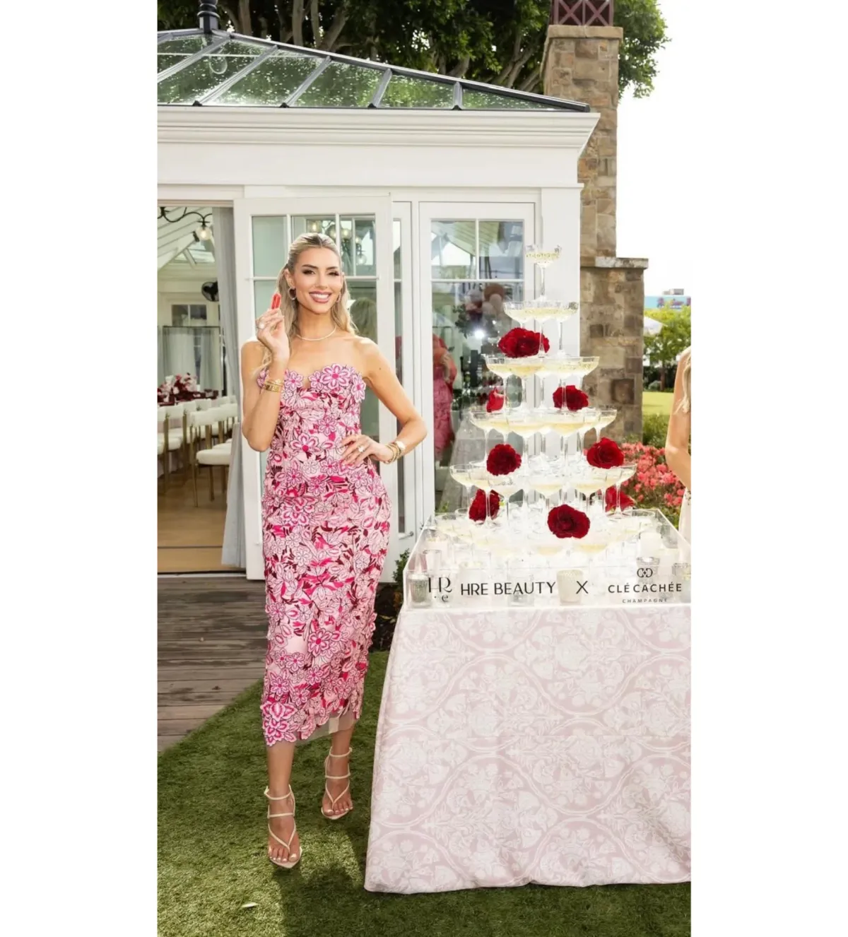 Elliatt Roseate Strapless Midi Dress in Pink Size AU 10 - Image 2