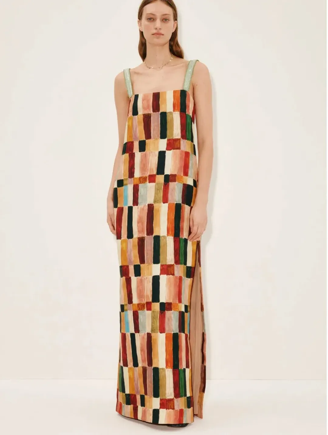 Alemais Moroccan Marjorelle Midi Dress Multi Size 12 for rent on The Volte - main image