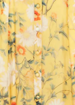 LEO LIN KATRINA BUTTERFLY SLEEVE MIDI DRESS for rent on The Volte - image 4