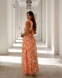 Anne Louise Clementine Maxi Dress for rent on The Volte - image 2