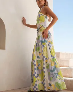Sabo Skirt Chey Dress in Dolce Verde for rent on The Volte - image 5