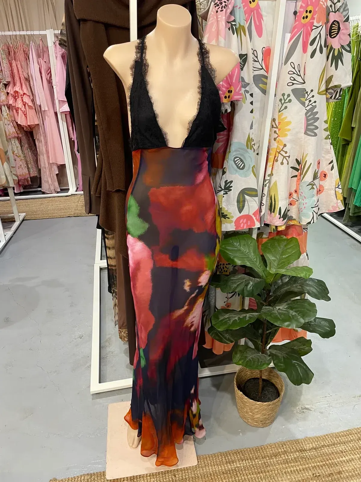 Rat & Boa Paola Slip Dress Mulit-Colour - Image 4