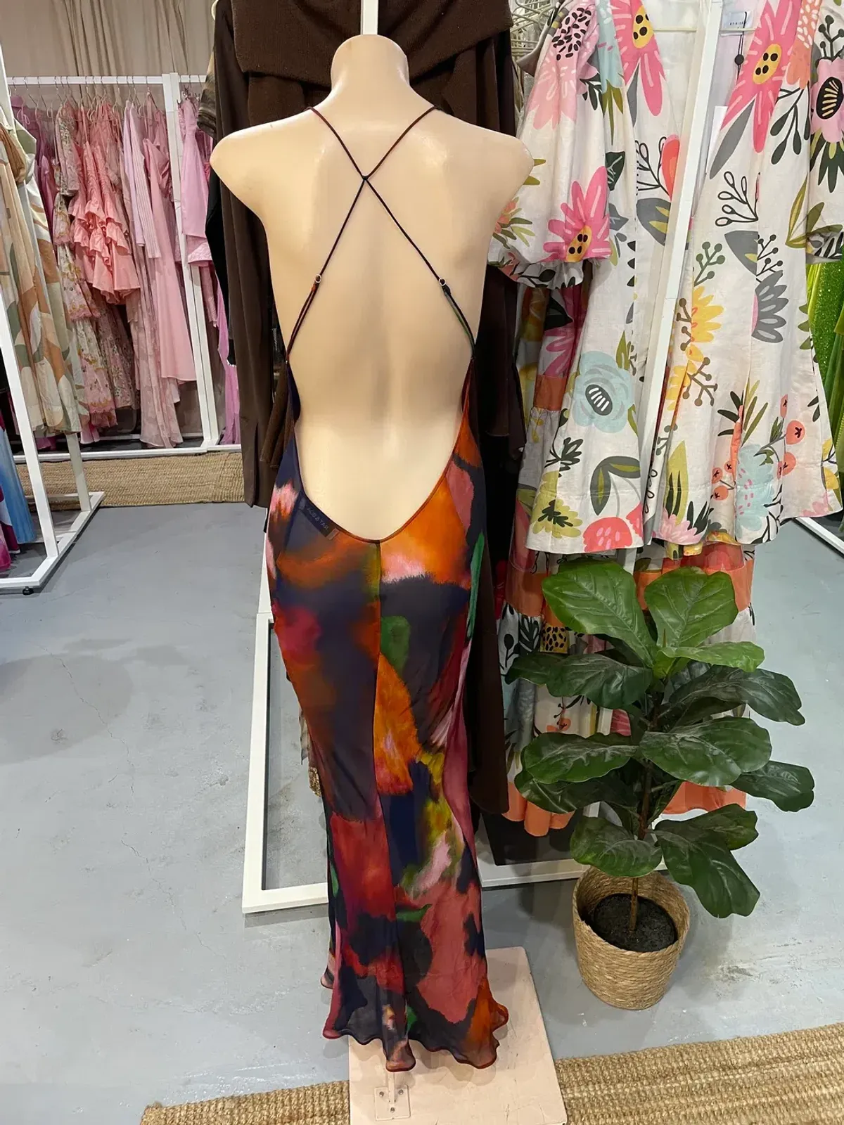 Rat & Boa Paola Slip Dress Mulit-Colour - Image 5