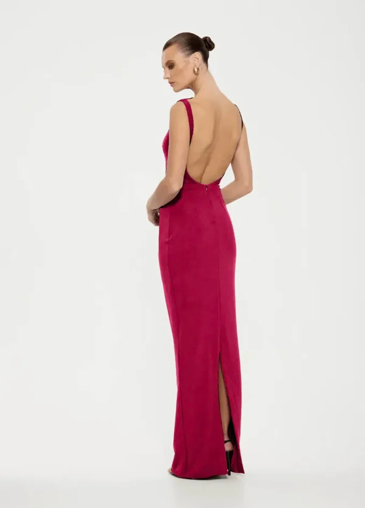 Effie Kats Verona Gown in Raspberry Size XS/6 - Image 1