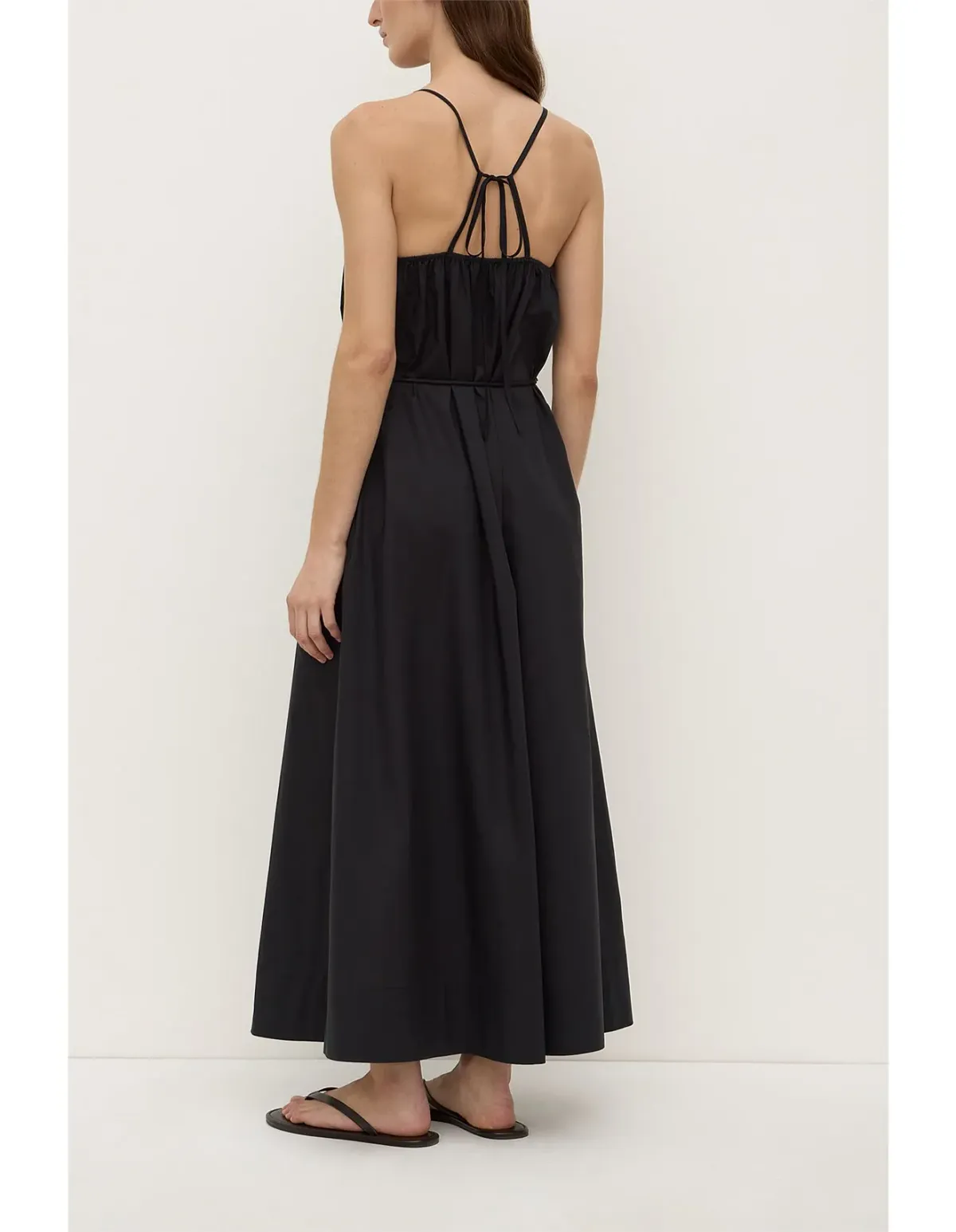 ASSEMBLY LABEL Celine Tie Back Dress Black Size 8 - Image 4