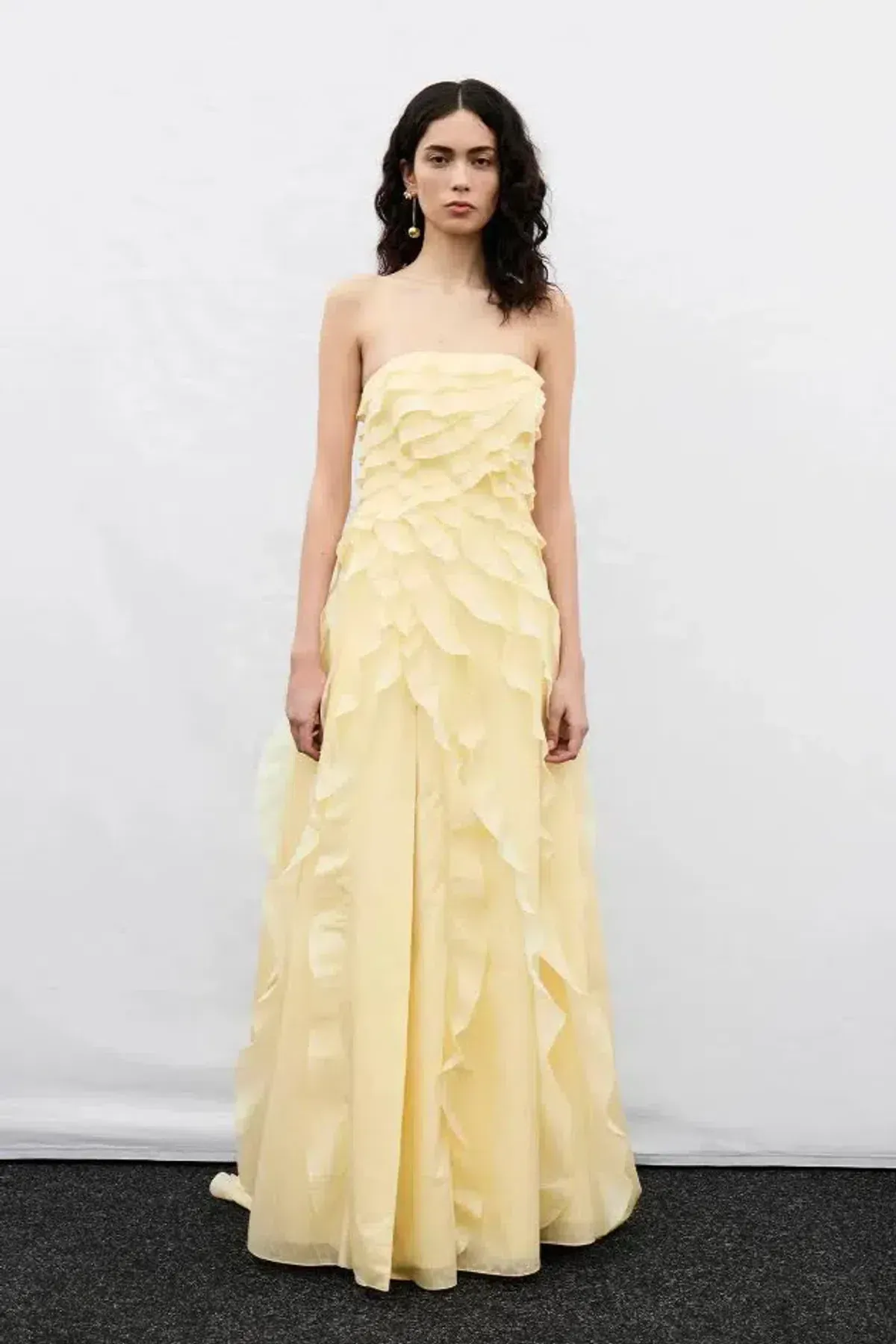 💛 Aje ALLAIRIE GOWN in Butter Yellow - Size 12 AU 💛 Ruffled Tiered Maxi Dress 💛 - Image 6