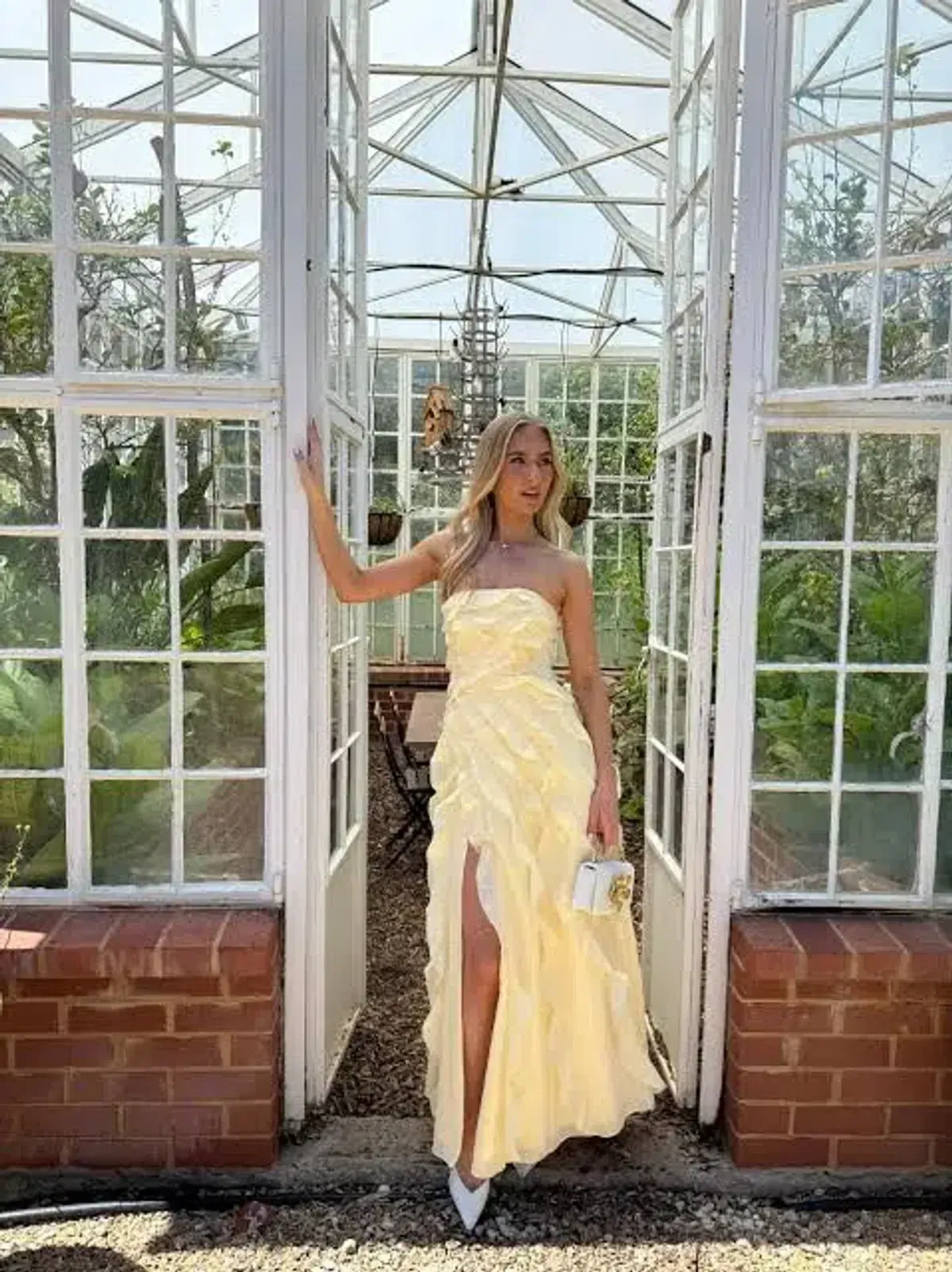 💛 Aje ALLAIRIE GOWN in Butter Yellow - Size 12 AU 💛 Ruffled Tiered Maxi Dress 💛 - Image 1