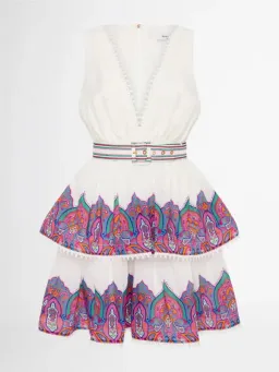 Sheike Valencia Mini Dress Paisley Print Size 12 for rent on The Volte - image 3