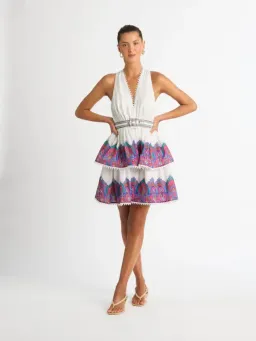 Sheike Valencia Mini Dress Paisley Print Size 12 for rent on The Volte - image 1